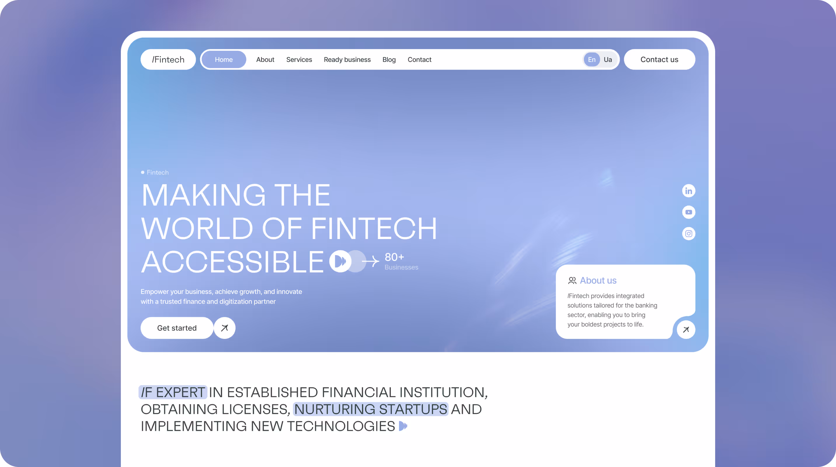 iFintech — Corporate Website